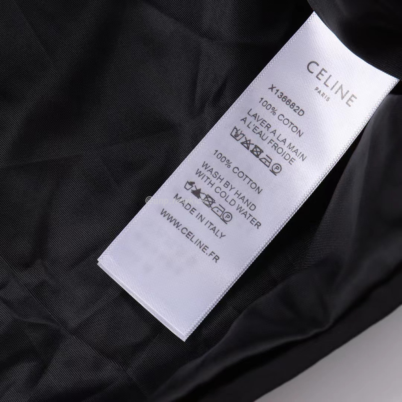 Celine Side Woven Zippered Jacket Black White (11) - newkick.app